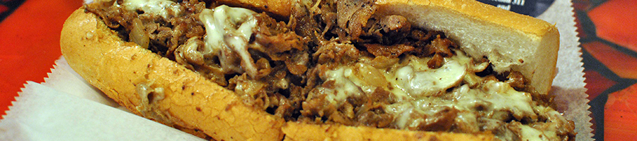 finished cheesesteak